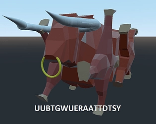 A low-poly bull.